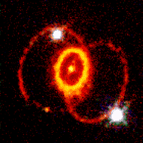 Cuando una estrella masiva al final de su vida colapsa en una estrella de neutrones, irradia casi toda su energía en forma de neutrinos.